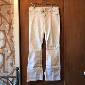 White Express jeans, bootcut